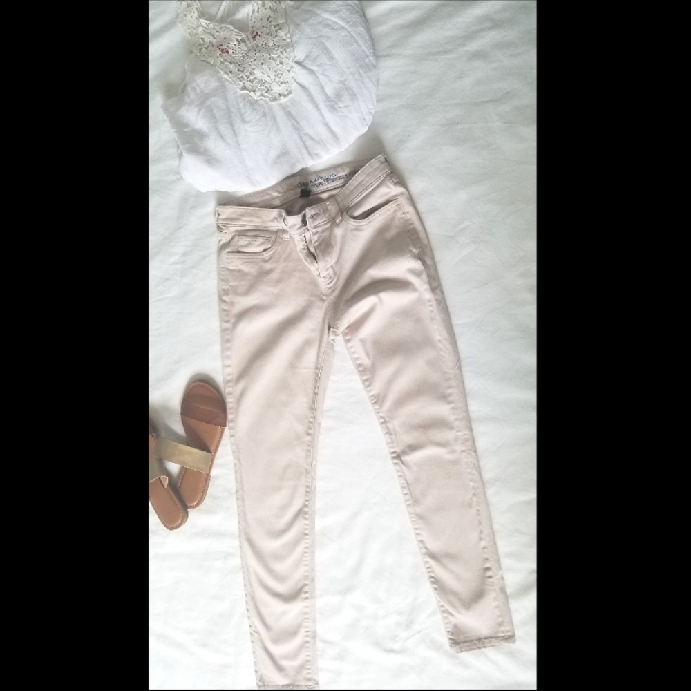 Pastsl Pink Skinny Jeans